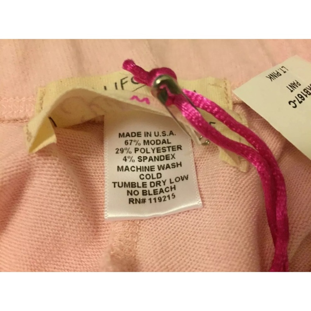 California Kisses Pink Soft Jogger Sweatpants M - Picture 5 of 6